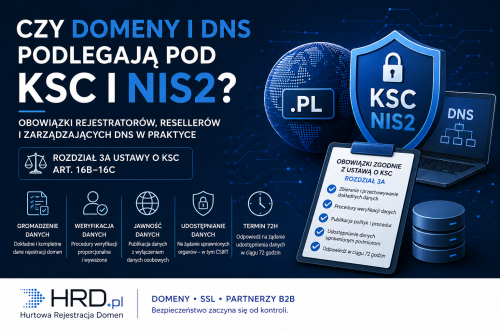 Czy domeny i DNS podlegają pod KSC i NIS2 – obowiązki rejestratorów