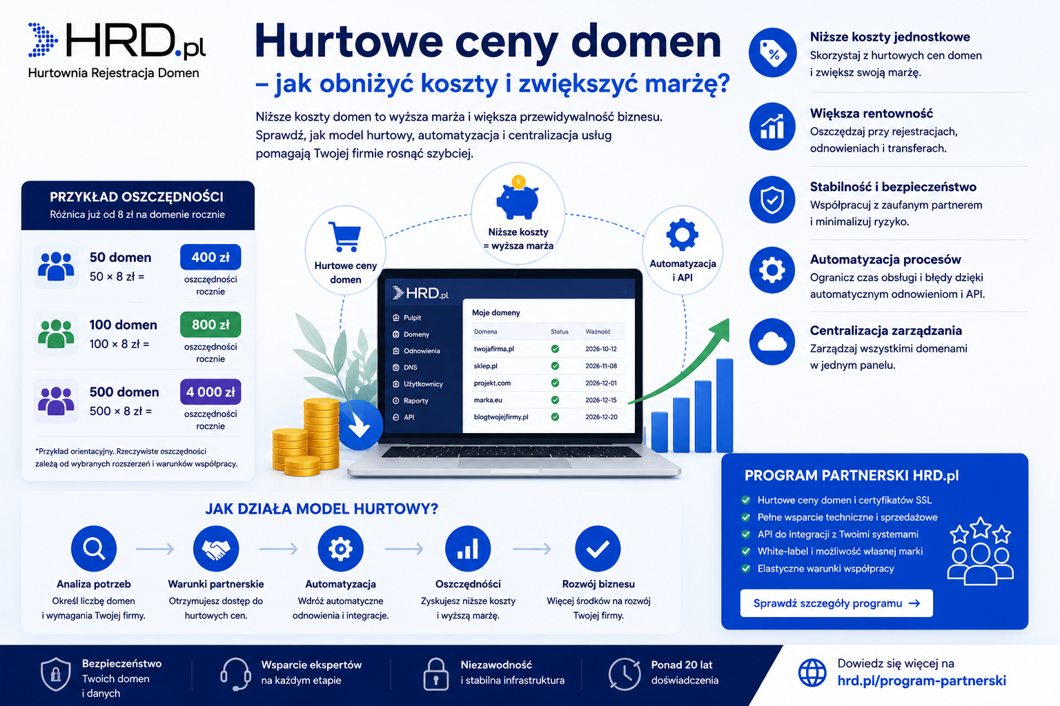 Hurtowe ceny domen i optymalizacja kosztów
