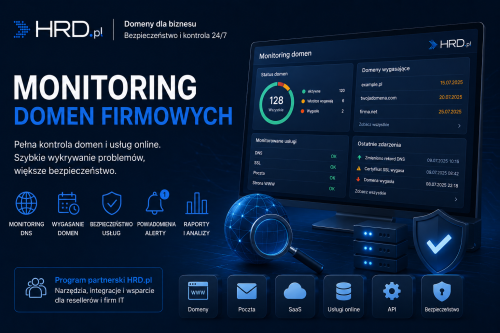 Monitoring domen firmowych i bezpieczeństwo usług online