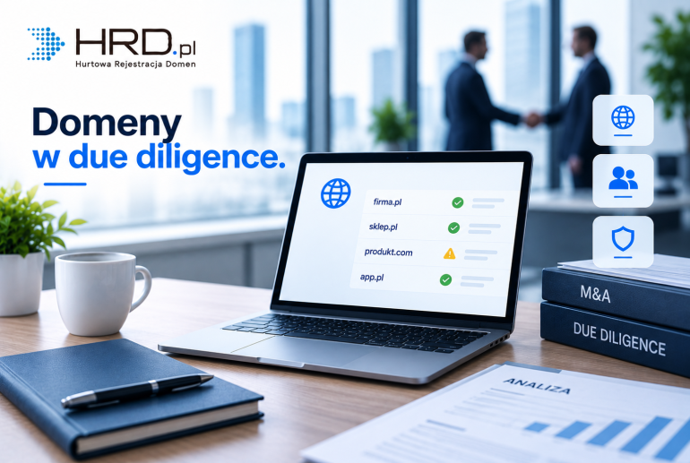 Domeny firmy w due diligence przed przejęciem przedsiębiorstwa